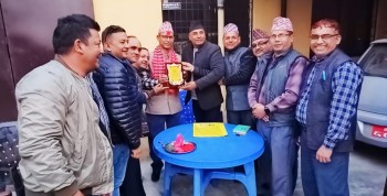 जनक शिक्षा सामाग्री केन्द्र नेपालगन्ज प्रमुख शर्माको बिदाई